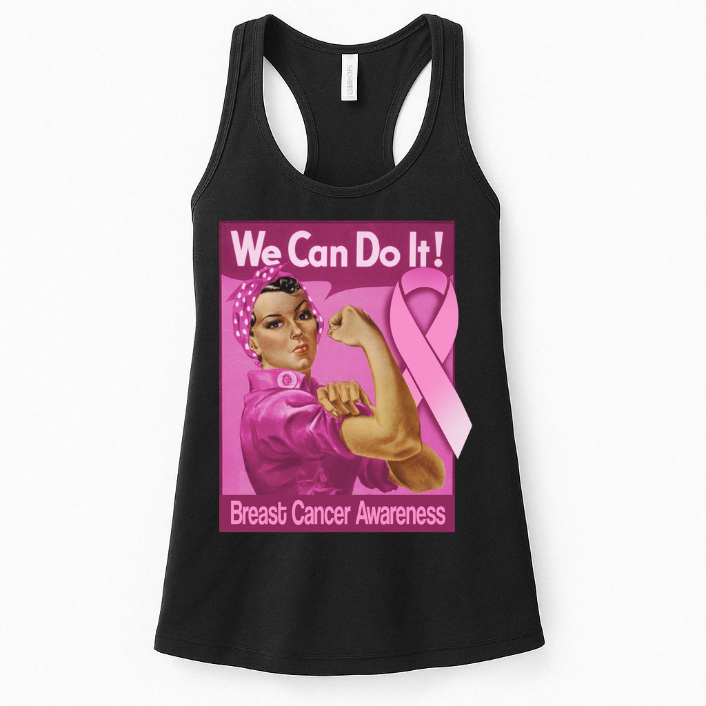 We Can Do It Fight Breast Cancer Womens Tank Top