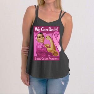 We Can Do It Fight Breast Cancer Women's Strappy Tank