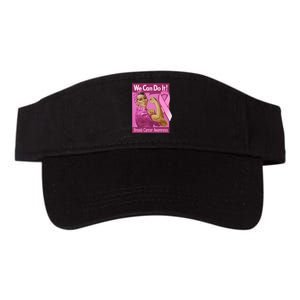 We Can Do It Fight Breast Cancer Valucap Bio-Washed Visor