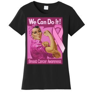 We Can Do It Fight Breast Cancer Women's T-Shirt