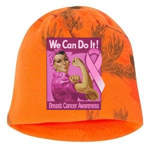 We Can Do It Fight Breast Cancer Kati - Camo Knit Beanie