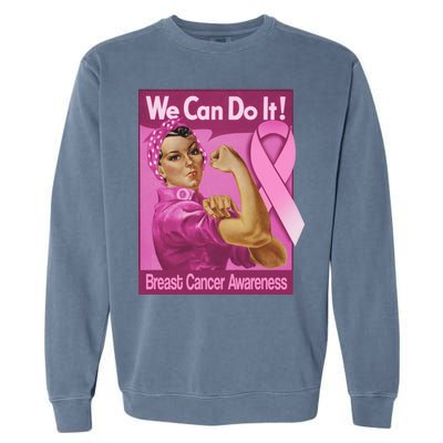 We Can Do It Fight Breast Cancer Garment-Dyed Sweatshirt