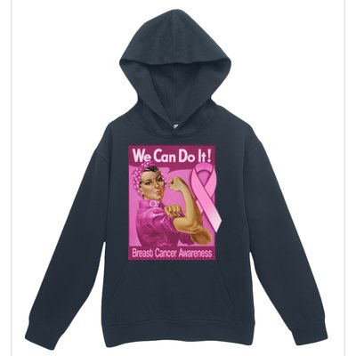 We Can Do It Fight Breast Cancer Urban Pullover Hoodie