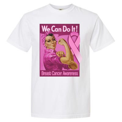 We Can Do It Fight Breast Cancer Garment-Dyed Heavyweight T-Shirt