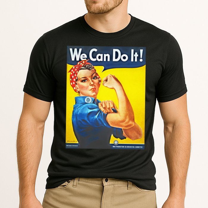We Can Do It! Rosie Roosevelt Cooling Performance Crew T-Shirt