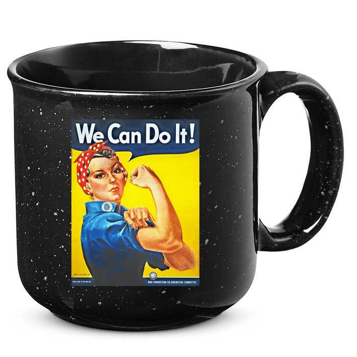 We Can Do It! Rosie Roosevelt 15oz Campfire Ceramic Mug