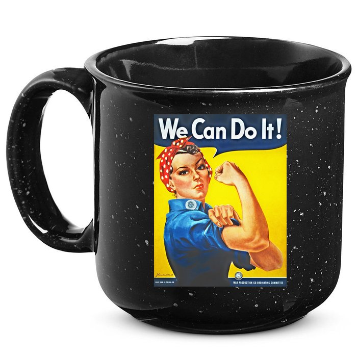 We Can Do It! Rosie Roosevelt 15oz Campfire Ceramic Mug