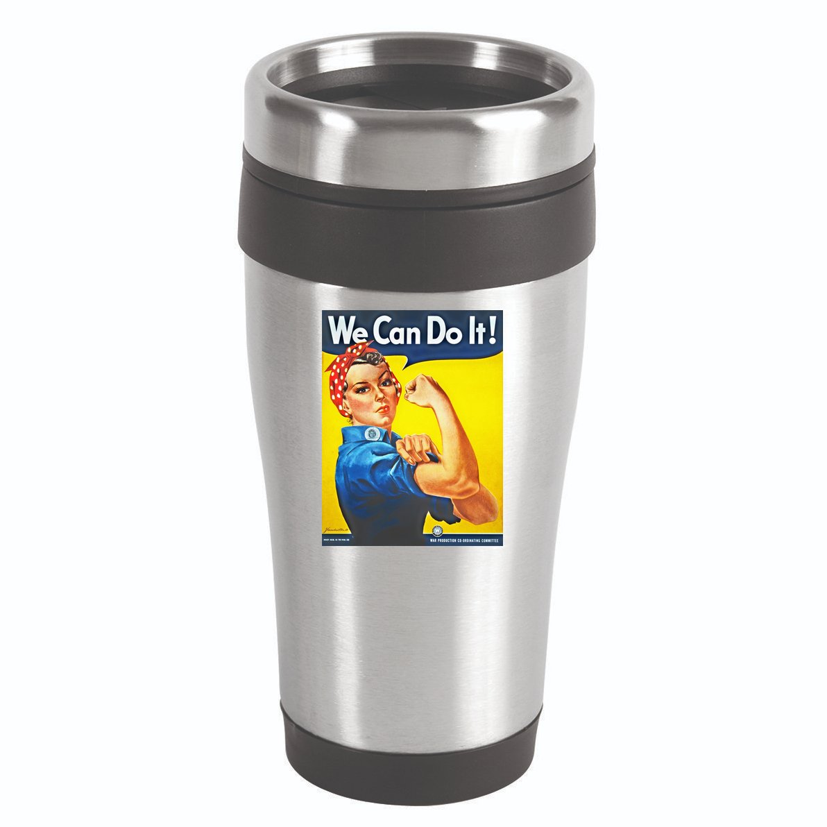 We Can Do It! Rosie Roosevelt 16oz Travel Tumbler