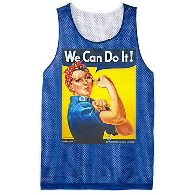 We Can Do It! Rosie Roosevelt Mesh Reversible Basketball Jersey Tank