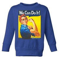 We Can Do It! Rosie Roosevelt Toddler Sweatshirt