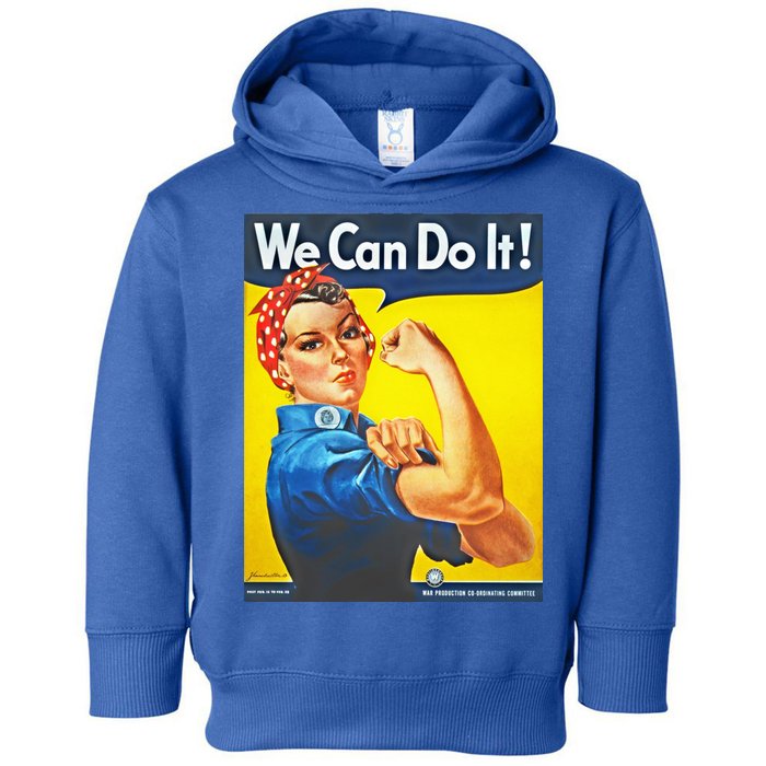 We Can Do It! Rosie Roosevelt Toddler Hoodie