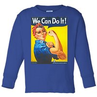 We Can Do It! Rosie Roosevelt Toddler Long Sleeve Shirt