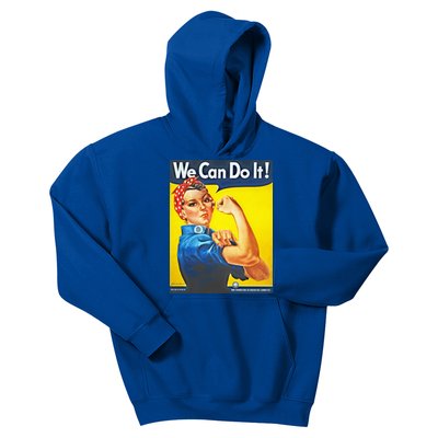 We Can Do It! Rosie Roosevelt Kids Hoodie