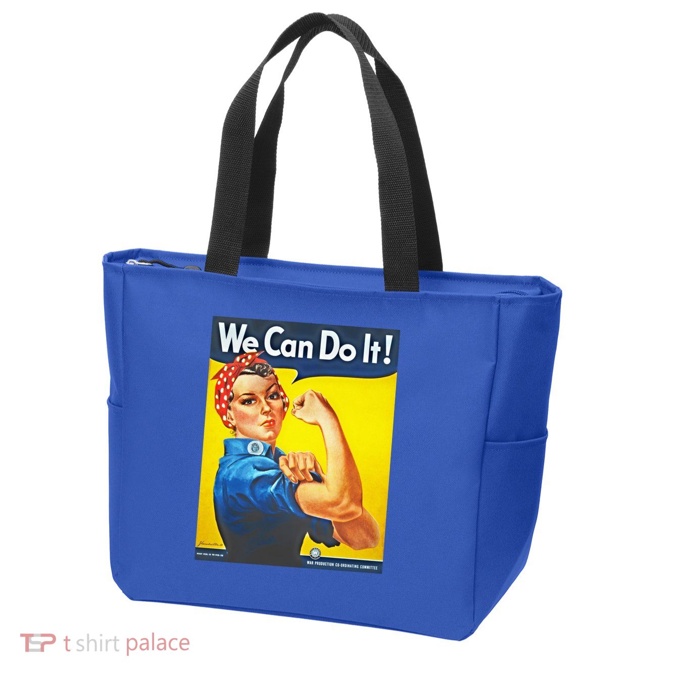 We Can Do It! Rosie Roosevelt Zip Tote Bag