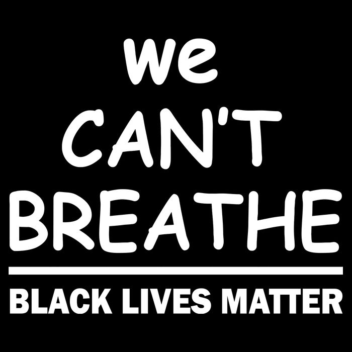 We Can't Breathe Black Lives Matter Cooling Performance Crew T-Shirt