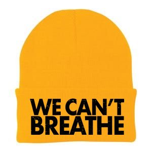 We Can't Breathe Protest Support Civil Rights Knit Cap Winter Beanie