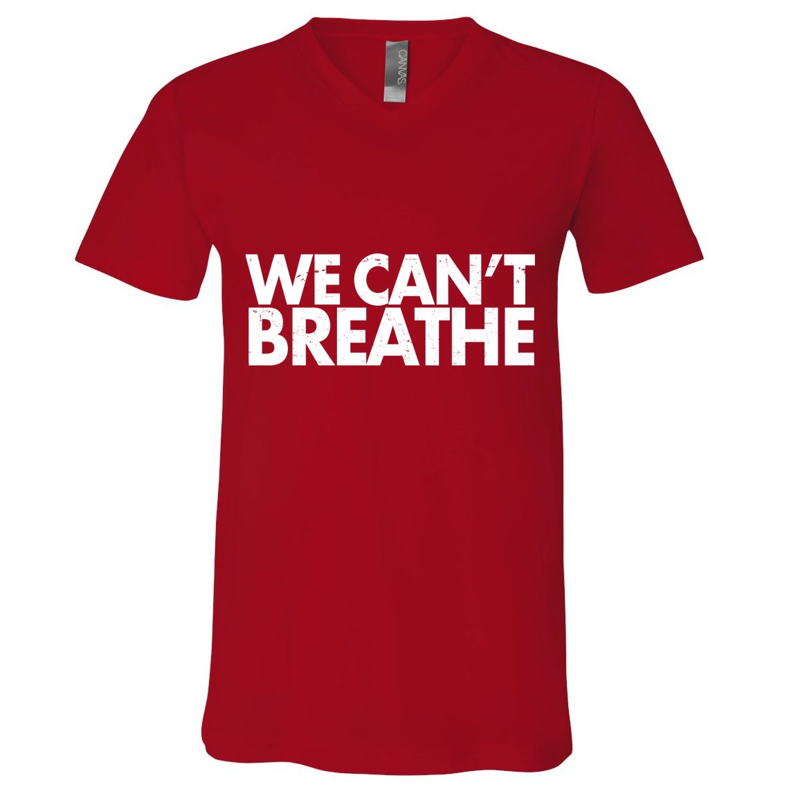 We Can't Breathe Protest Support Civil Rights V-Neck T-Shirt