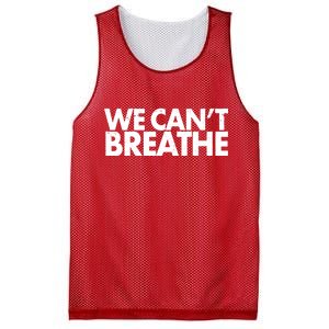 We Can't Breathe Protest Support Civil Rights Mesh Reversible Basketball Jersey Tank