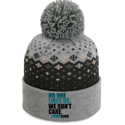 We Don't Care Birdgang Philadelphia Football The Baniff Cuffed Pom Beanie