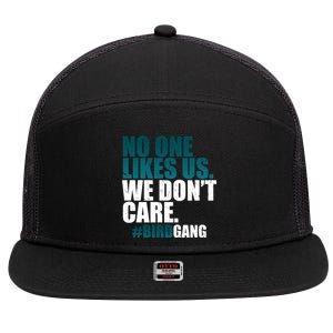 We Don't Care Birdgang Philadelphia Football 7 Panel Mesh Trucker Snapback Hat