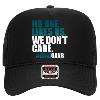 We Don't Care Birdgang Philadelphia Football High Crown Mesh Back Trucker Hat