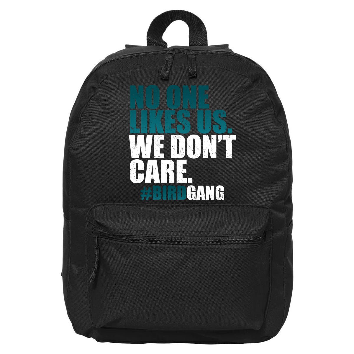 We Don't Care Birdgang Philadelphia Football 16 in Basic Backpack