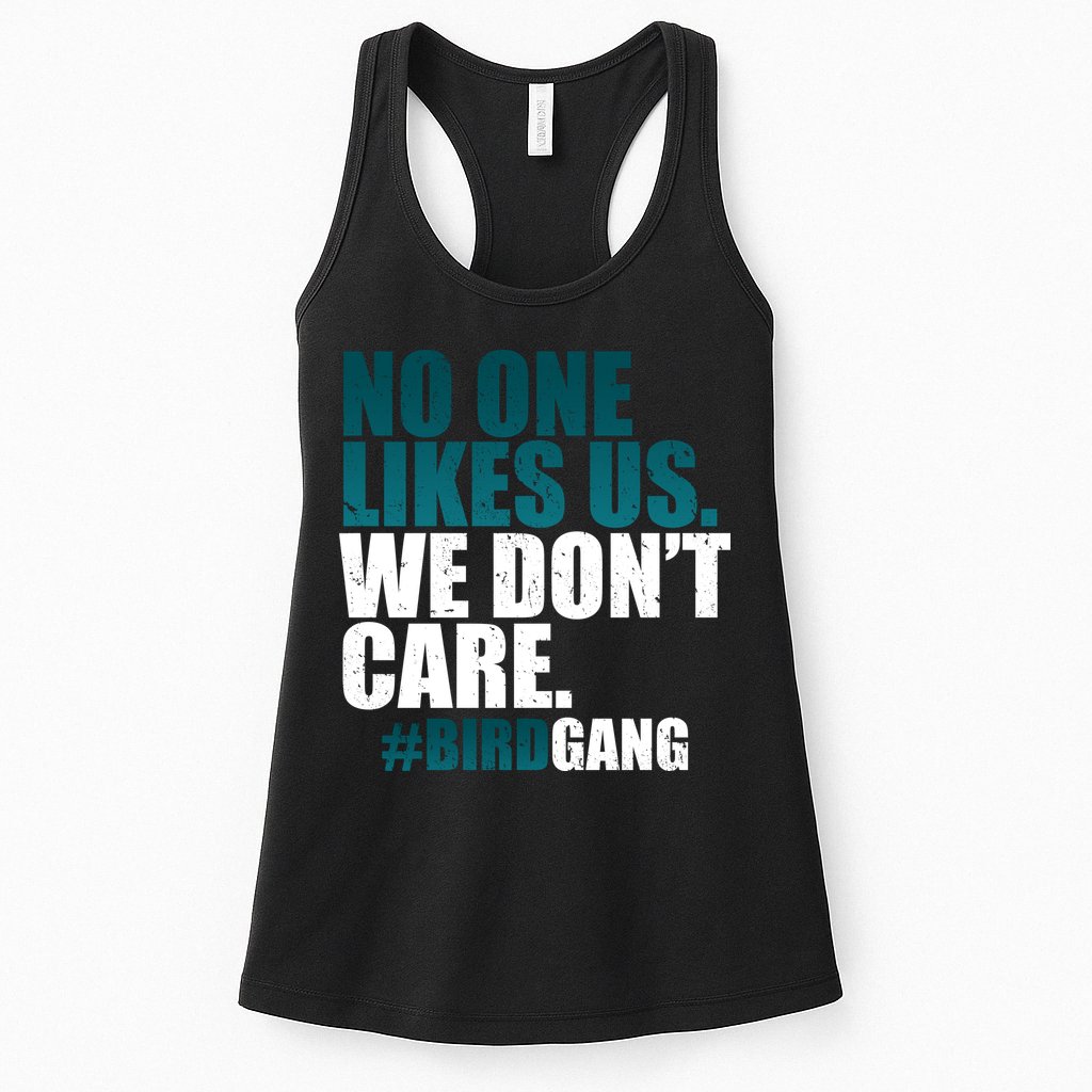 We Don't Care Birdgang Philadelphia Football Womens Tank Top