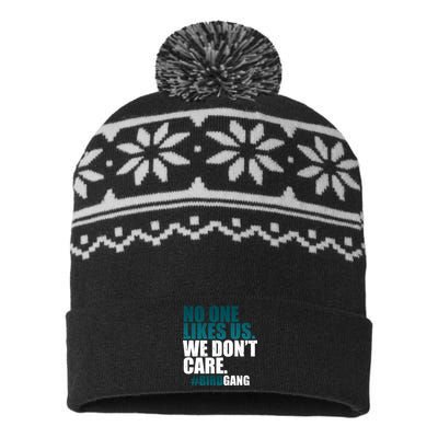 We Don't Care Birdgang Philadelphia Football USA-Made Snowflake Beanie