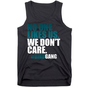 We Don't Care Birdgang Philadelphia Football Tank Top