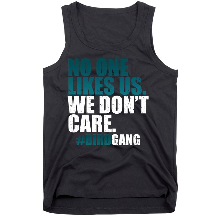 We Don't Care Birdgang Philadelphia Football Tank Top