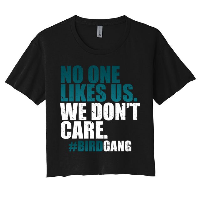 We Don't Care Birdgang Philadelphia Football Crop Top