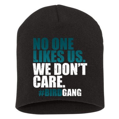 We Don't Care Birdgang Philadelphia Football Short Acrylic Beanie