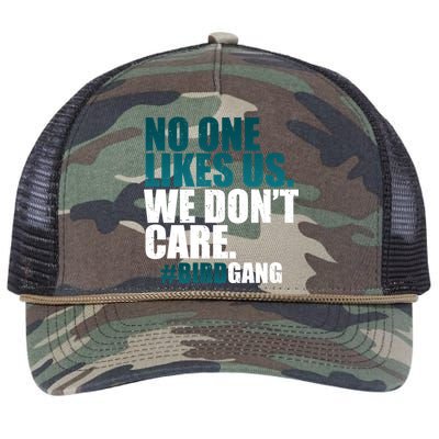 We Don't Care Birdgang Philadelphia Football Retro Rope Trucker Hat Cap