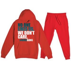 We Don't Care Birdgang Philadelphia Football Premium Hooded Sweatsuit Set