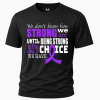 We Don't Know How Strong We Are Purple Ribbon Cooling Performance Crew T-Shirt