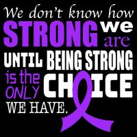 We Don't Know How Strong We Are Purple Ribbon Kids T-Shirt