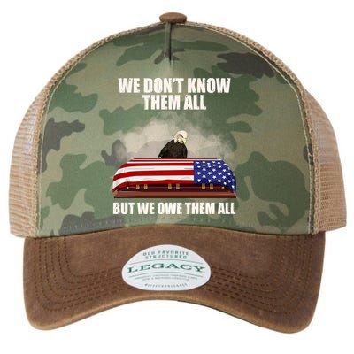 We Don't Know Them All But We Owe Them All  Legacy Tie Dye Trucker Hat