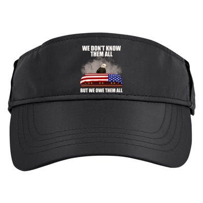 We Don't Know Them All But We Owe Them All  Adult Drive Performance Visor