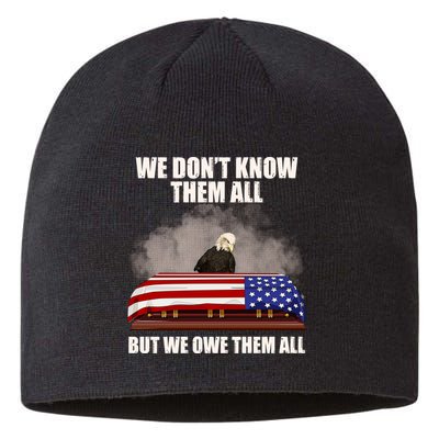 We Don't Know Them All But We Owe Them All  Sustainable Beanie