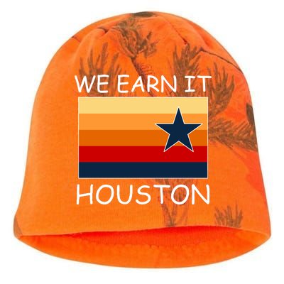 We Earn It Houston Texas Star Flag Kati - Camo Knit Beanie