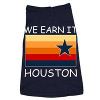 We Earn It Houston Texas Star Flag Doggie Tank