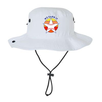 We Earn It Houston Throwback Baseball Star Legacy Cool Fit Booney Bucket Hat