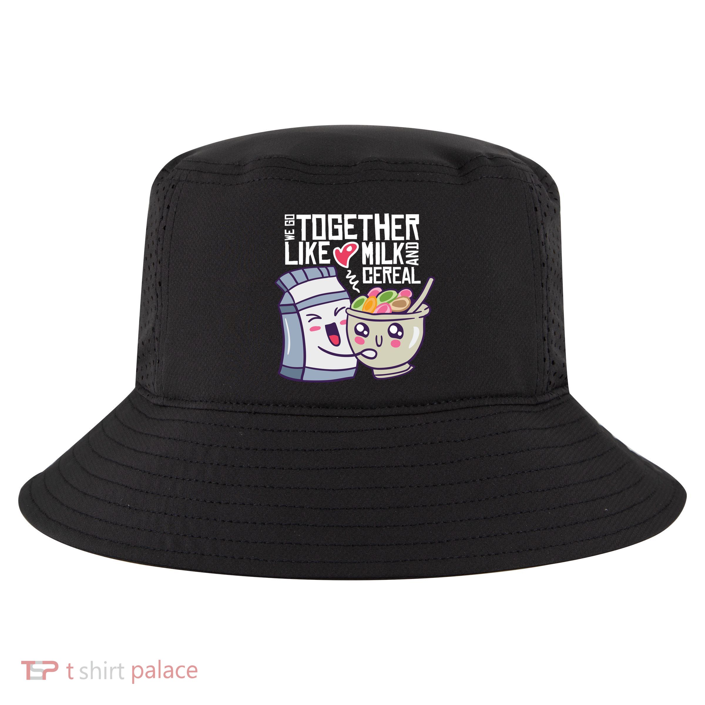 We Go Together Like Milk And Cereal Cool Comfort Performance Bucket Hat
