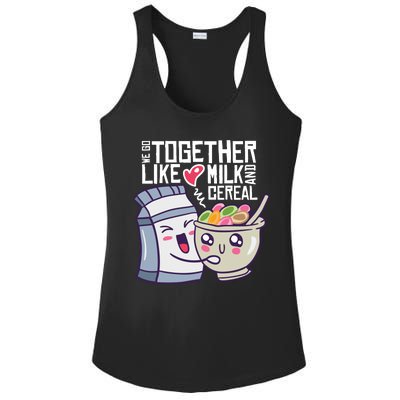 We Go Together Like Milk And Cereal Ladies PosiCharge Competitor Racerback Tank