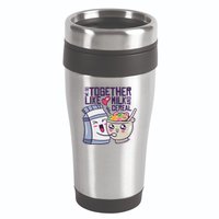 We Go Together Like Milk And Cereal 16oz Travel Tumbler