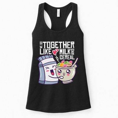 We Go Together Like Milk And Cereal Womens Tank Top