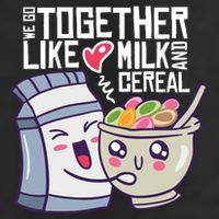 We Go Together Like Milk And Cereal Trucker Hat