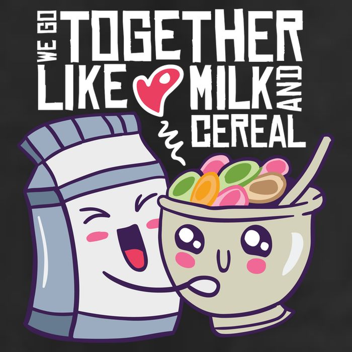 We Go Together Like Milk And Cereal Trucker Hat