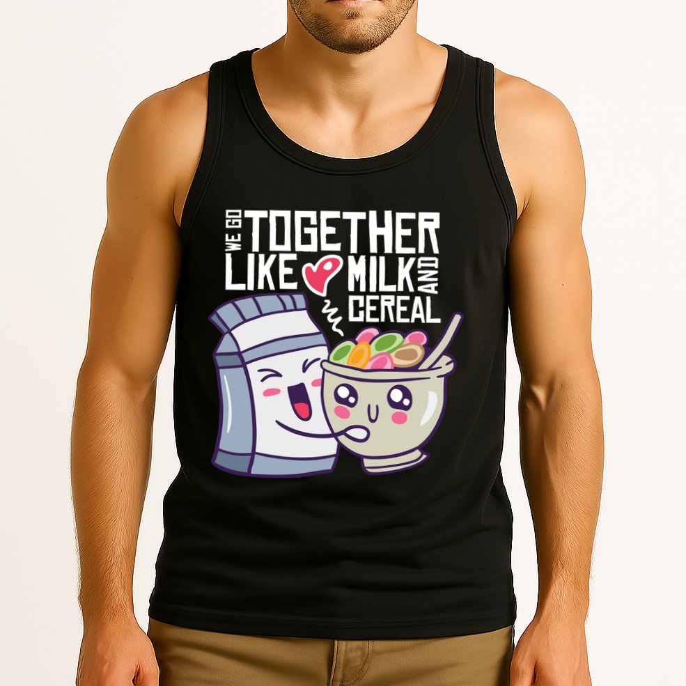 We Go Together Like Milk And Cereal Tank Top