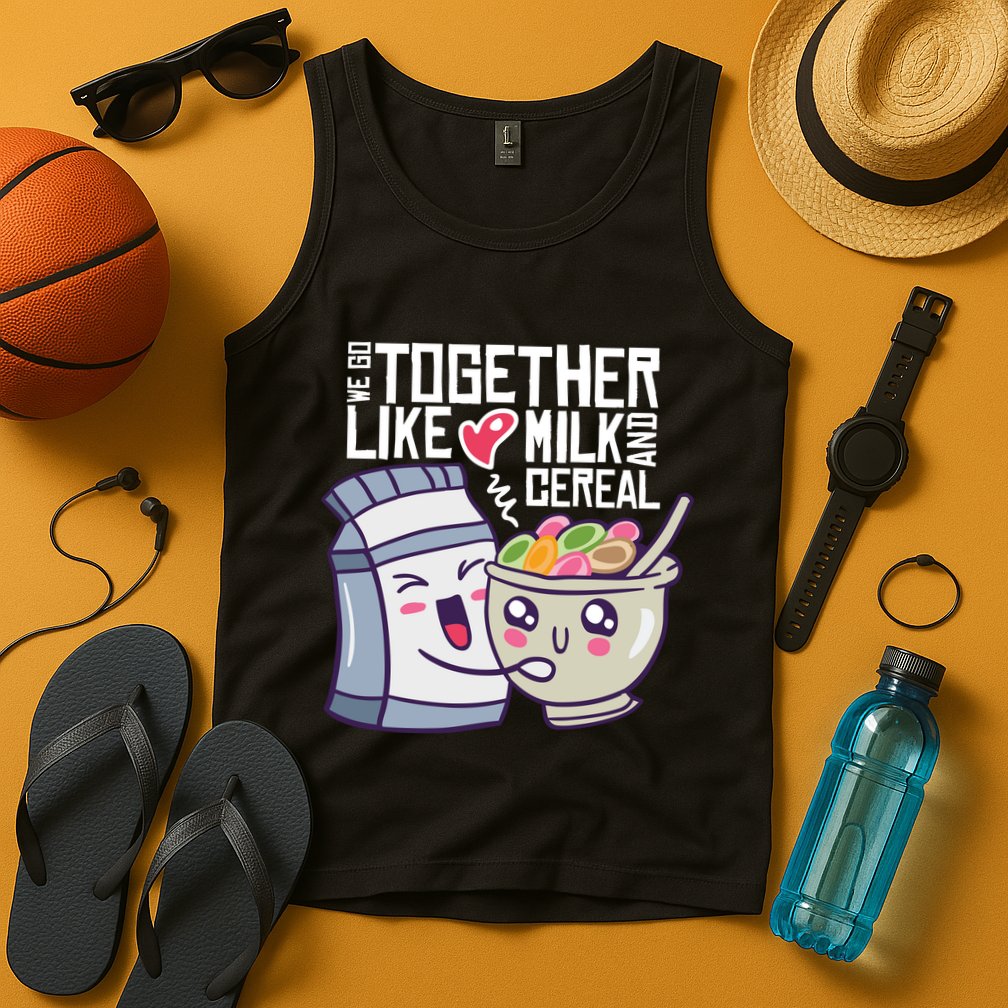 We Go Together Like Milk And Cereal Tank Top